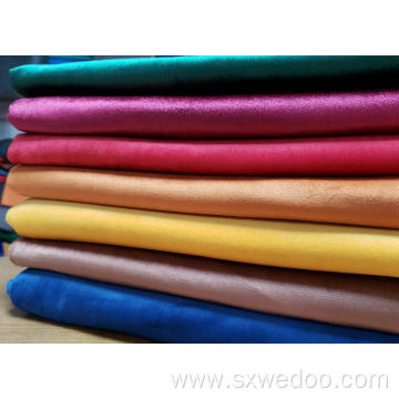 Knitted Polyester Plain Holland Velvet Upholstery Fabric